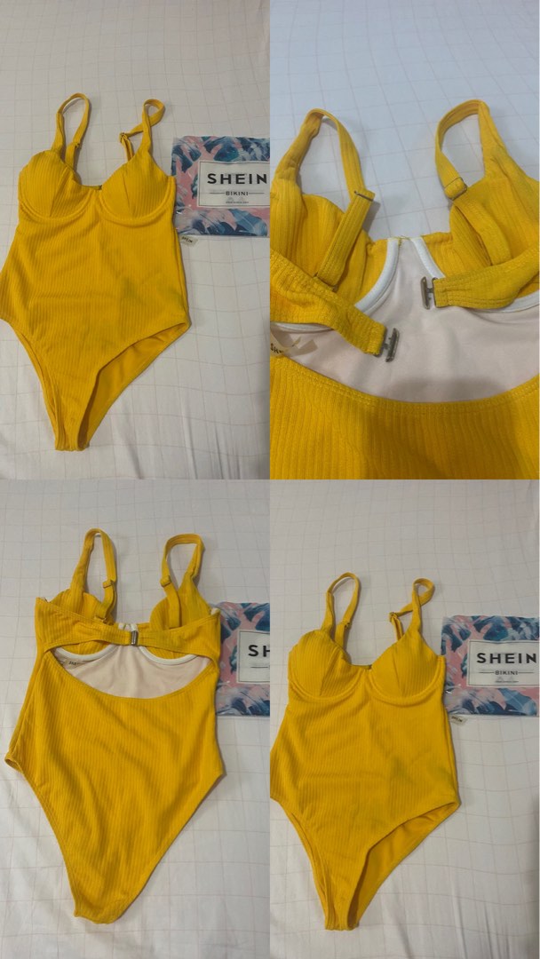 Beautiful Yellow One Piece Swimsuits.