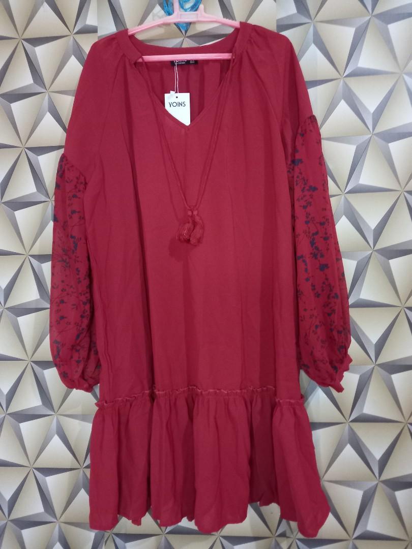 YOINS Midi Dress Women s Fashion Dresses Sets Dresses on
