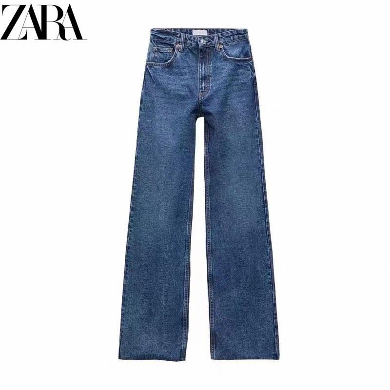 Zara jeans new WITH tag dark blue, Women's Fashion, Bottoms, Jeans &  Leggings on Carousell