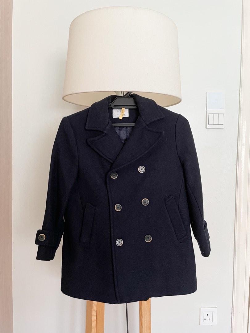 Zara Kids Winter Coat in Navy Blue