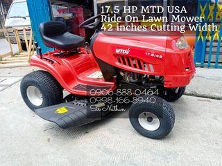 17.5 HP MTD USA Ride On Lawn Mower 42 inches