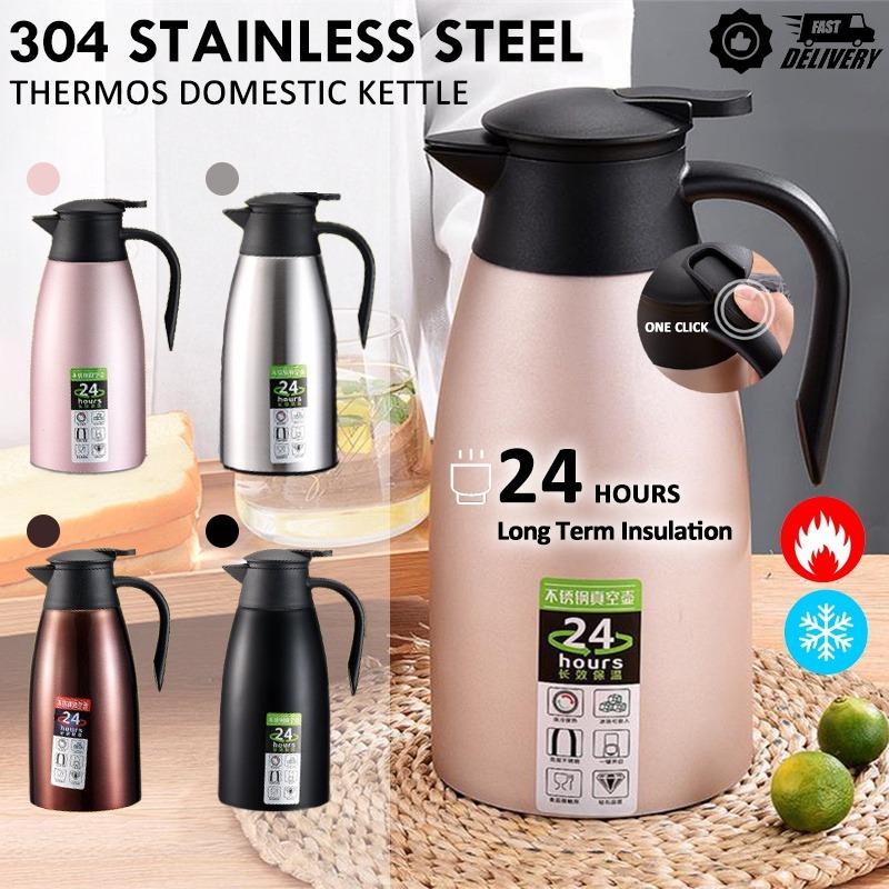 304 Stainless Steel 2L Thermal Flask Vacuum Insulated Water Pot
