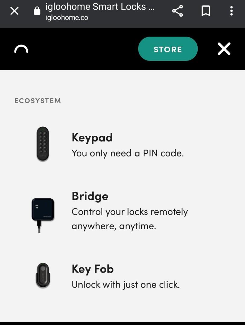 900 Igloo home voucher, Furniture & Home Living, Security & Locks