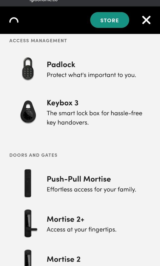 900 Igloo home voucher, Furniture & Home Living, Security & Locks