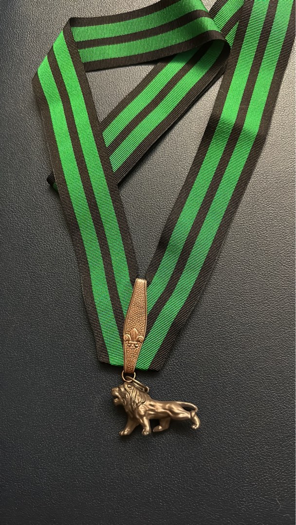 童軍卓越獎章銅獅勳章 Bronze Lion Award, 興趣及遊戲, 收藏品及紀念品, 古董收藏 Carousell