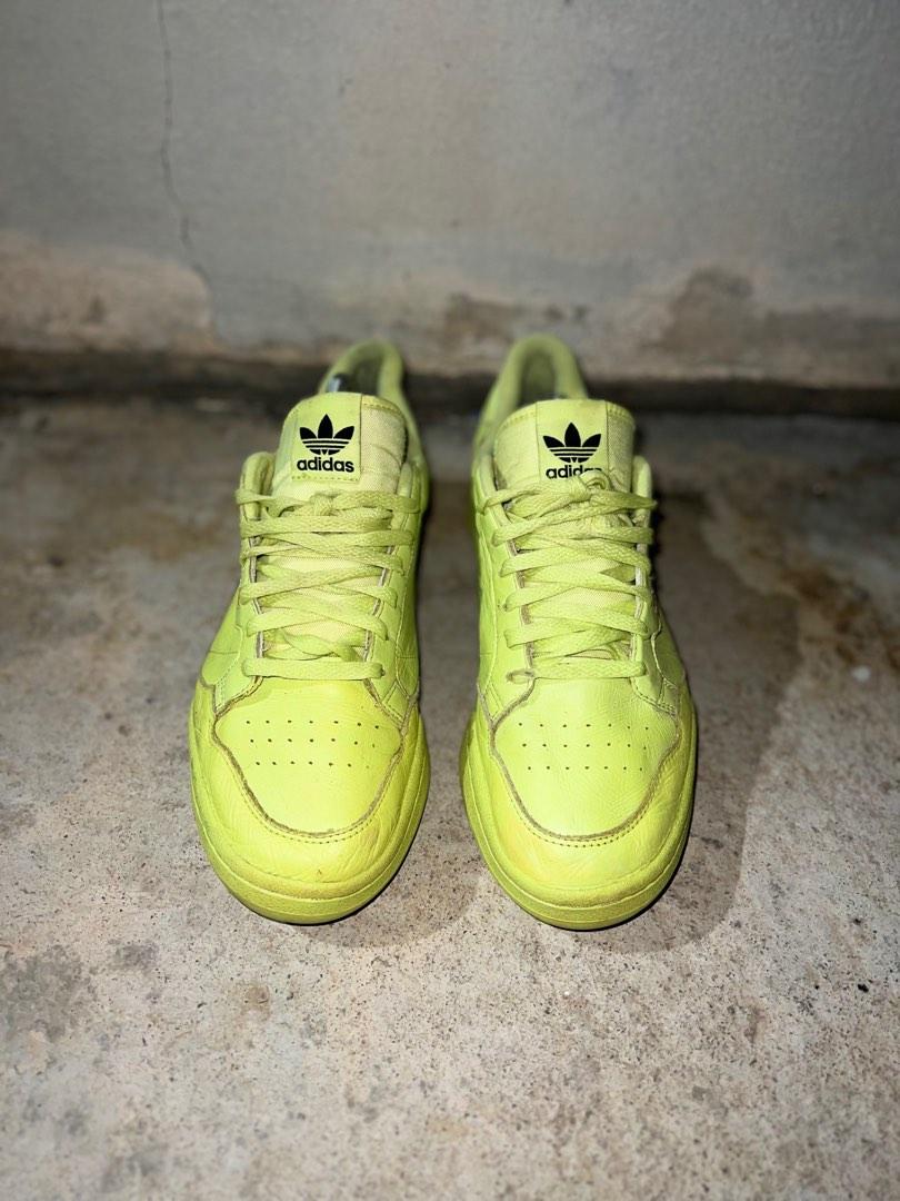Adidas continental 80 hot sale semi frozen yellow