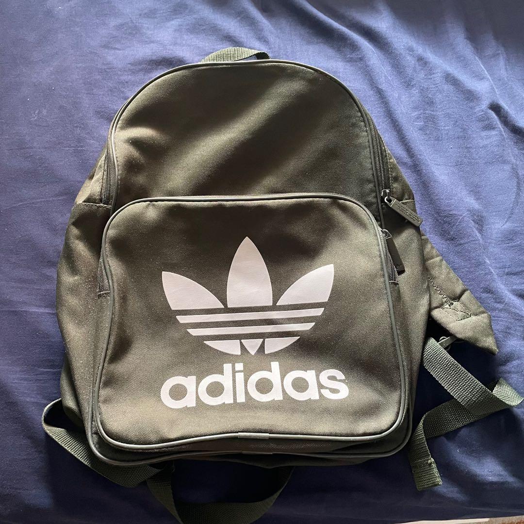 Adidas originals classic trefoil backpack grey store