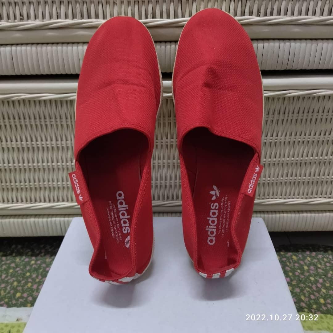 Adidas slip on red outlet