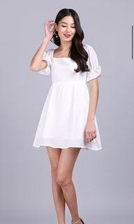 BNWOT LilyPirates Adriana Dress Romper In White Gingham