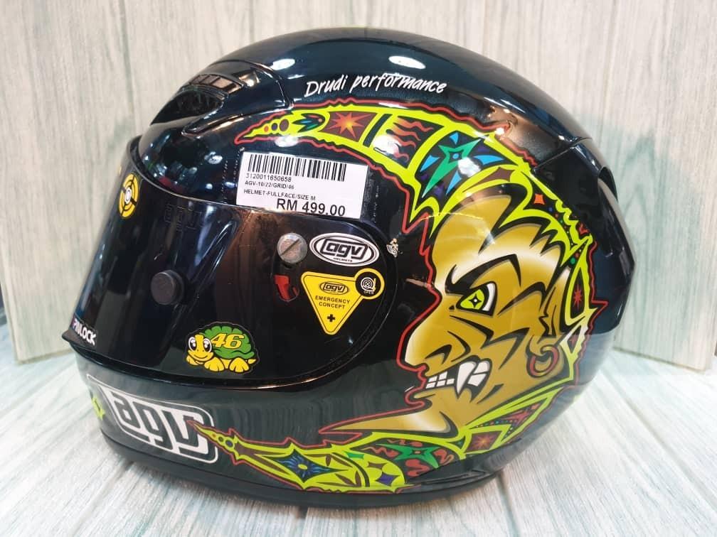 AGV Grid Rossi Sun and Moon Motorcycle Helmets Size M Men s