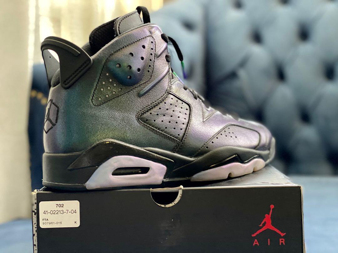 Air Jordan 6 Retro (Category: Sneakers) located in Balanga. Submitted by alien777 (Listing ID 1193107908, Image 3). Description: Orig and Bnew Air Jordan 6 Retro. RARE TRICOLOR. Bought in USA. Fits 10-11 US mens. Money back guaranteed if proven fake.
