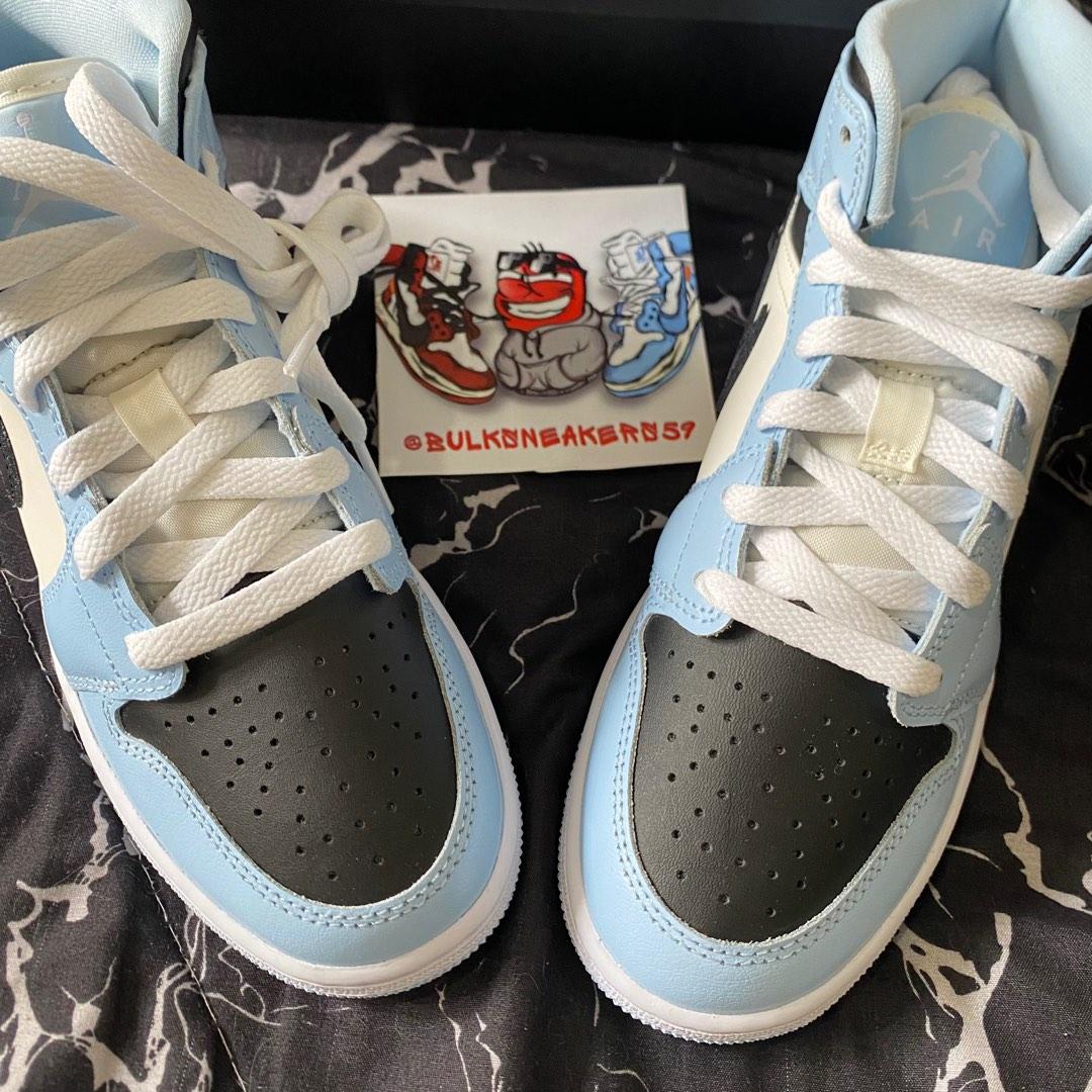 icy blue jordan 1s