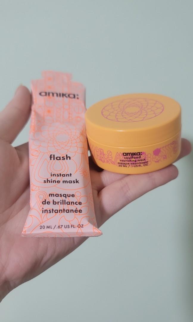 Amika Dry Shampoo, nourishing and instant shine Mask set, Beauty