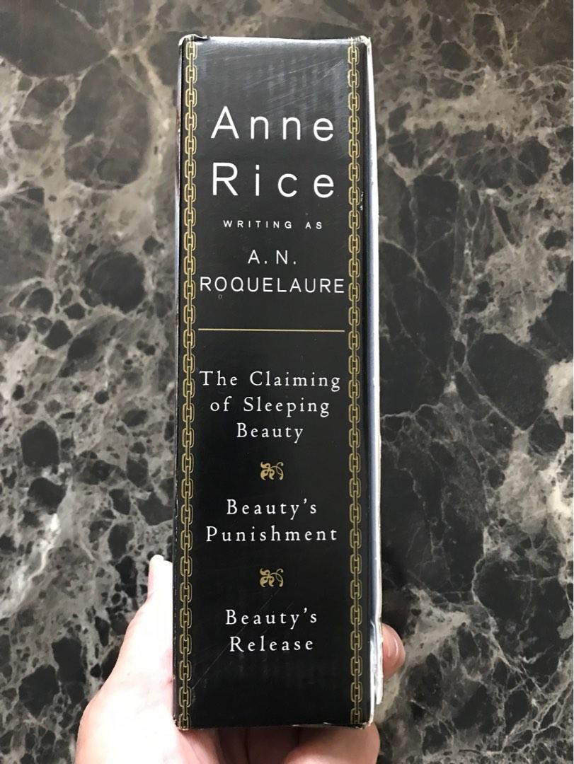 Anne Rice - writing as never before the exquisite erotic trilogy under ...