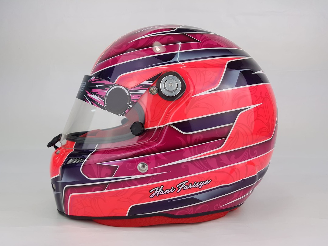 Arai Auto racing helmets custom airbrush, Car Accessories, Accessories