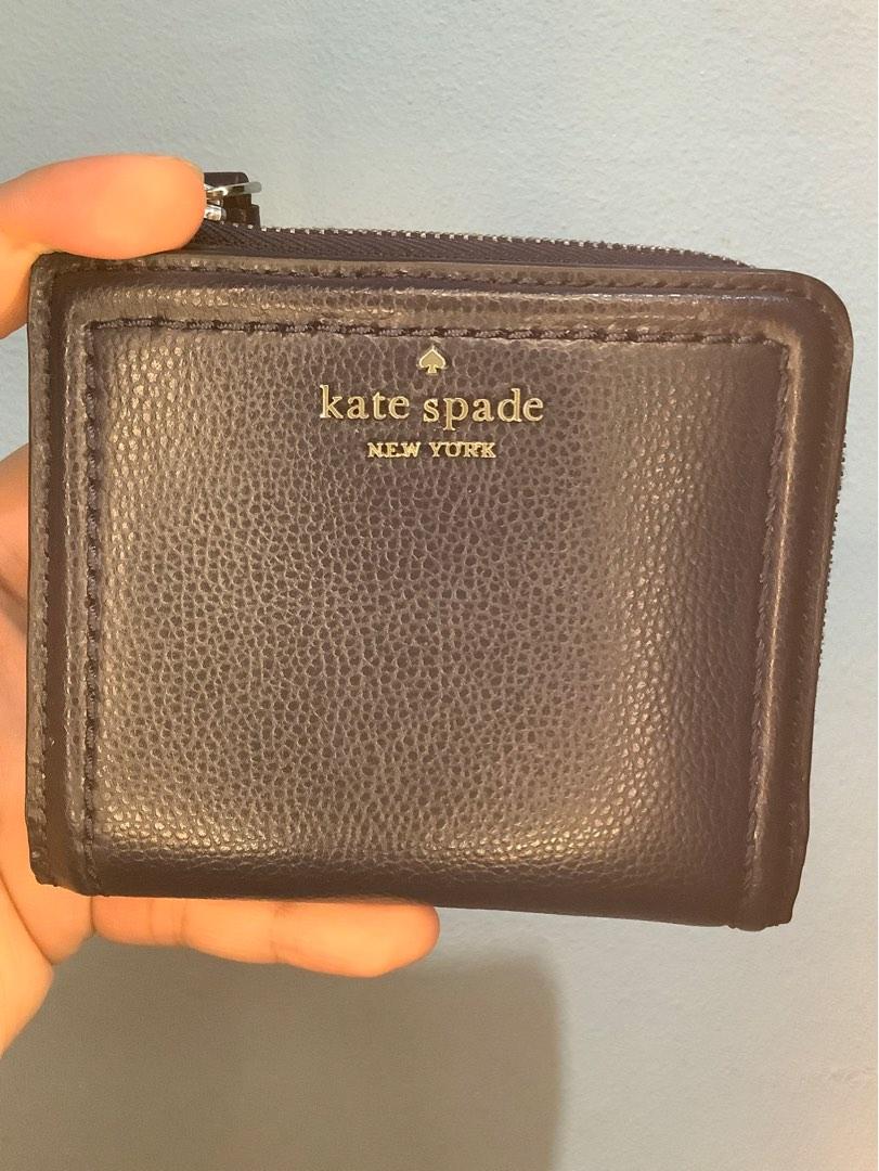 Authentic Kate Spade Navy blue Bifold Wallet, Women's Fashion, Bags