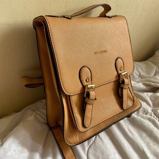 Backpack Leather Messenger Style (Women)