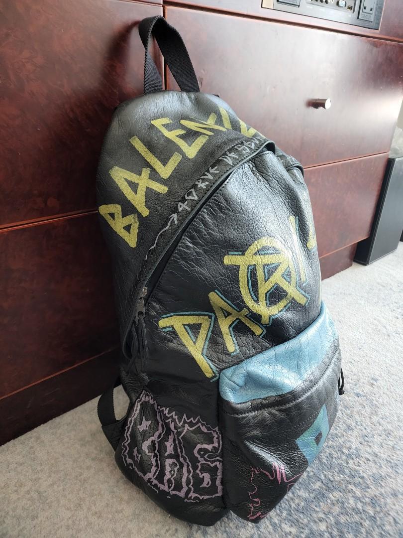 Balenciaga graffiti backpack hotsell