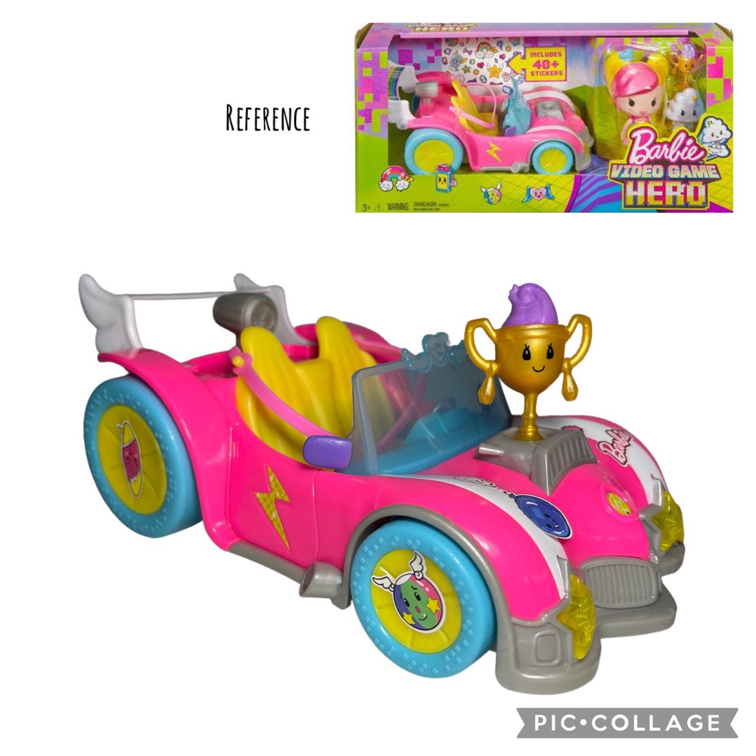 Car games store barbie games