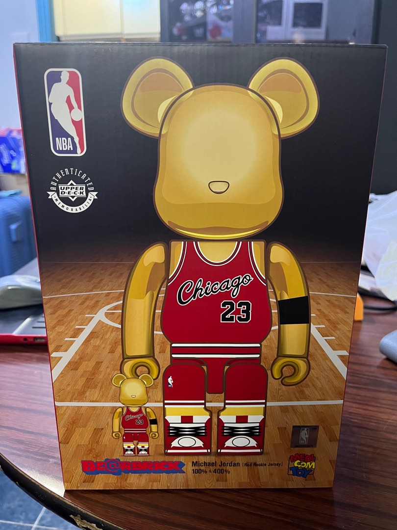 Bearbrick Michael Jordan 1985 Rookie Jersey 100% & 400% 佐敦公牛 ...