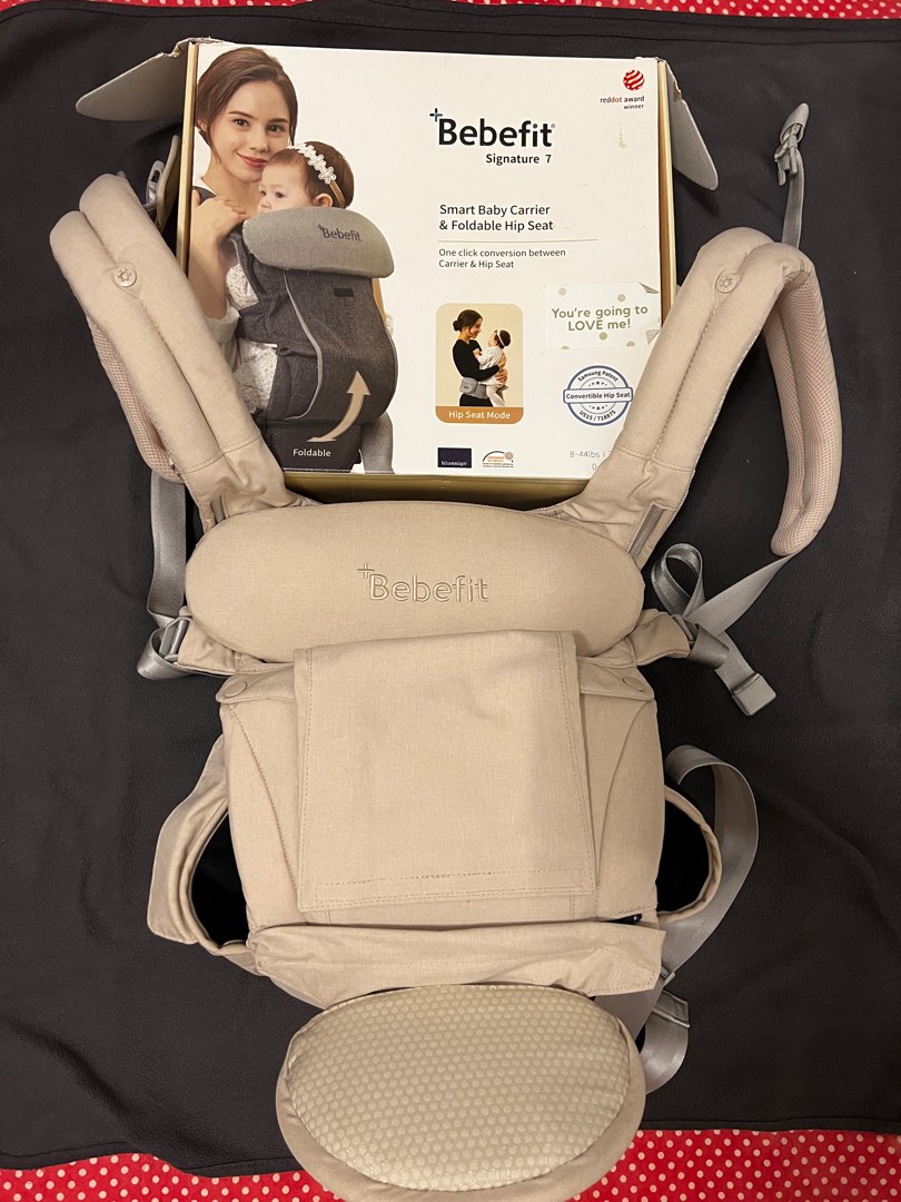 Bebefit Signature 7 Carrier with FREE teething pads, Babies & Kids
