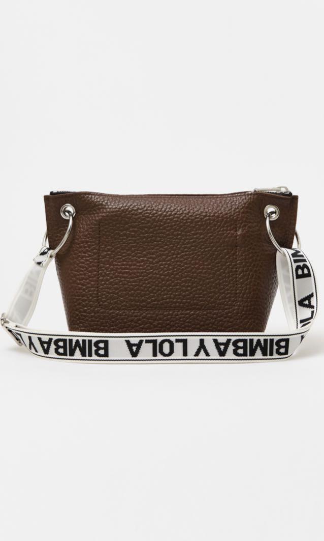 Leather crossbody bag Bimba y Lola Brown in Leather - 36905012