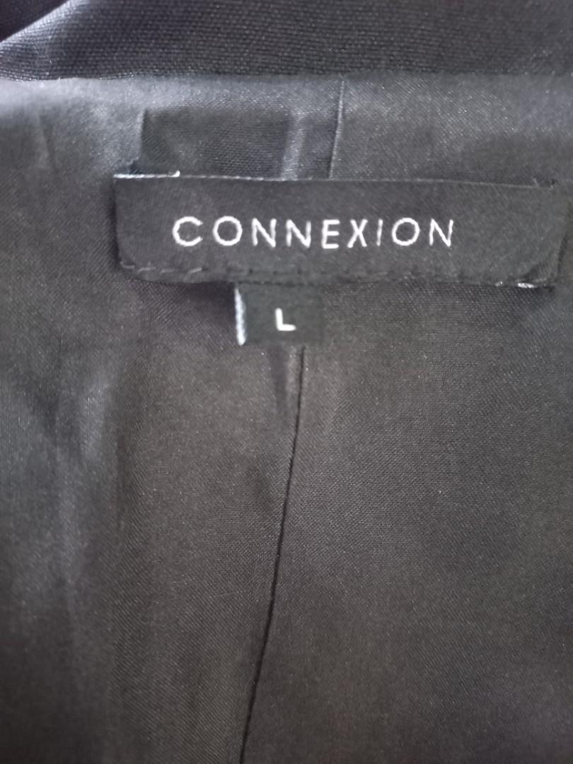 Blazer Connexion Hitam, Fesyen Wanita, Pakaian Wanita, Baju ...