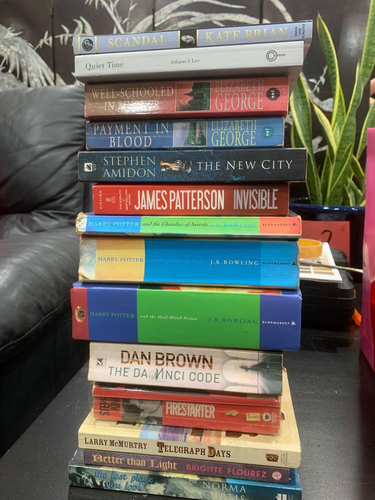 Book clearance 14 adult fiction books cheap books Harry Potter Dan ...