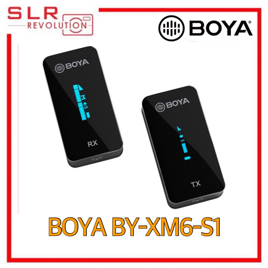 BOYA BY-XM6-S1 2.4Ghz dual channel wireless microphone system, Audio ...