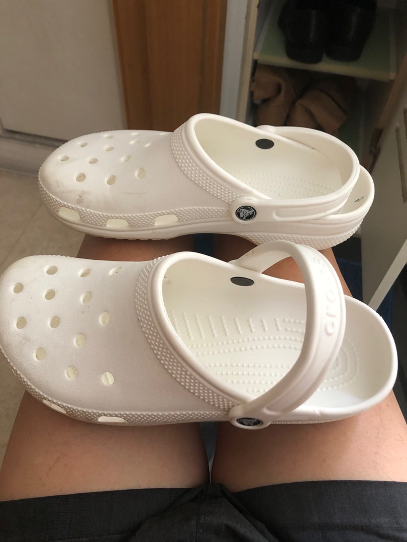 White crocs clearance womens size 8