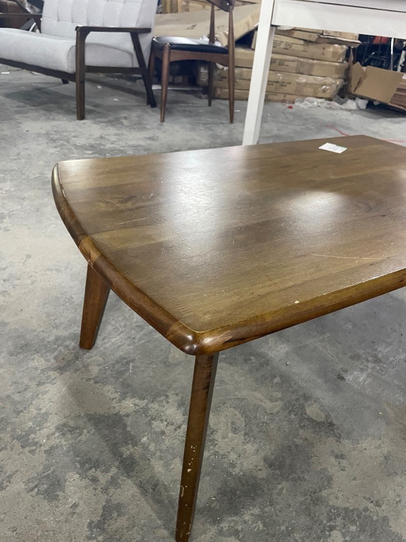Brown Wooden Coffee Table / Meja Kopi Kayu Coklat, Furniture & Home ...