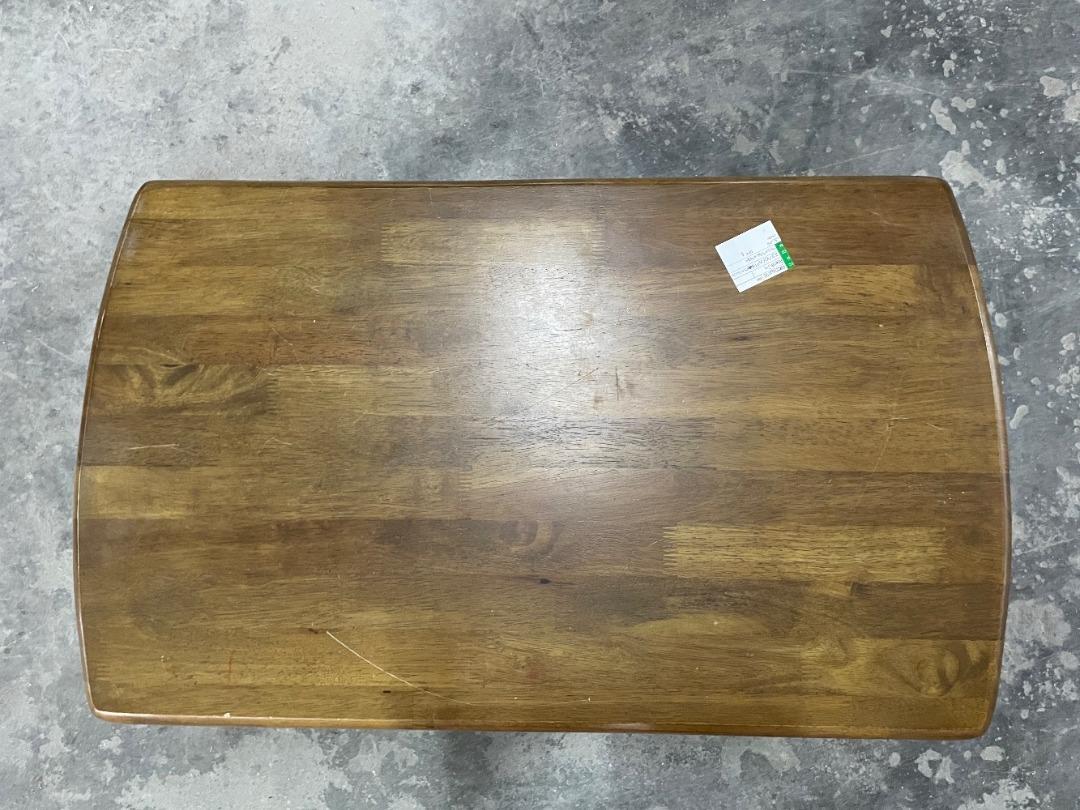 Brown Wooden Coffee Table / Meja Kopi Kayu Coklat, Furniture & Home ...