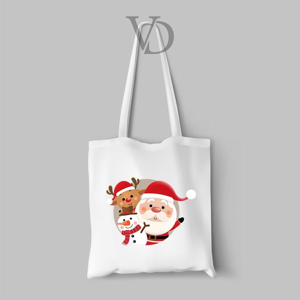 Canvas Tote Bag christmas edition part 1 Women s Fashion Bags