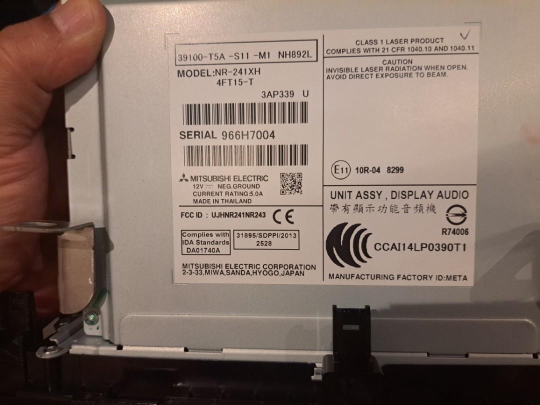 Car audio stock head unit ex Honda Jazz GK 2017, Audio, Other Audio