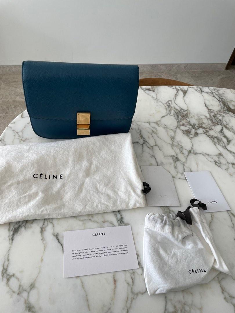 Celine classic box bag Women s Fashion Bags Wallets Shoulder