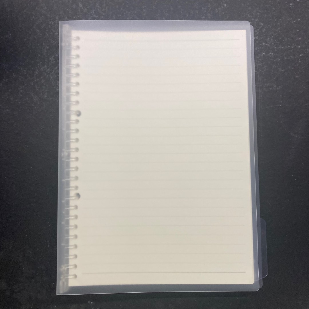 clear binder notebook, Hobbies & Toys, Stationary & Craft, Stationery