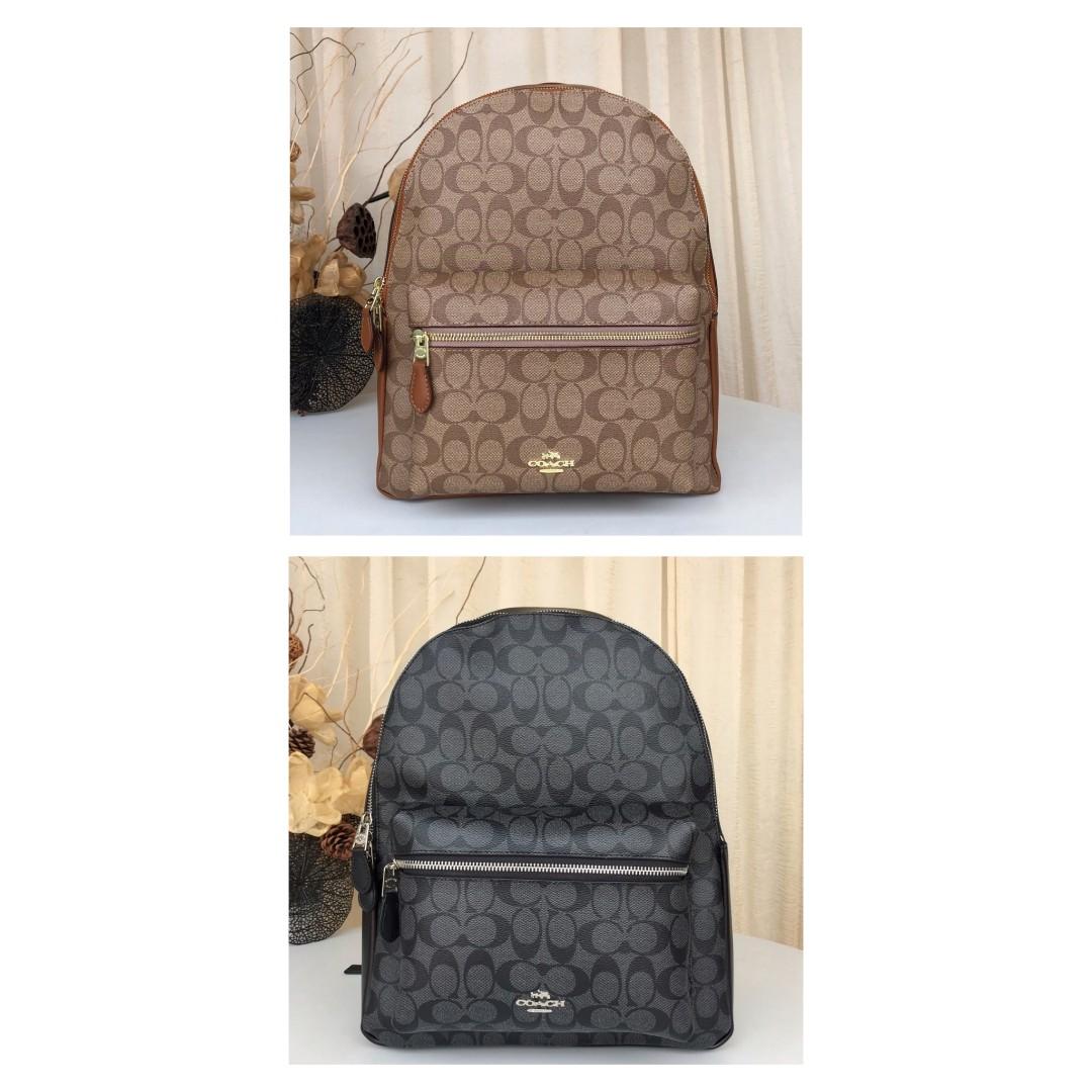 Coach backpack, Fesyen Wanita, Tas & Dompet di Carousell