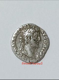 Commodus Denier (XF). Ancient Roman Coin, date: Dec. 189, mint in Roma, Silver 750% fineness, diameter: 17mm, weight: 2.58g. with Numismatic Paris Certificate. FREE SHIPPING.