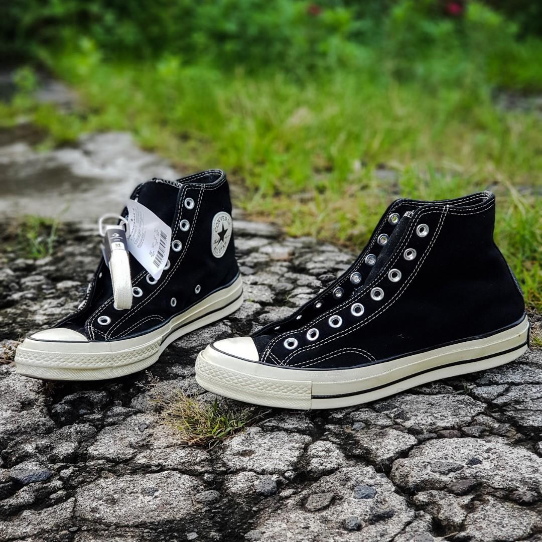 Converse 70 suede black discount