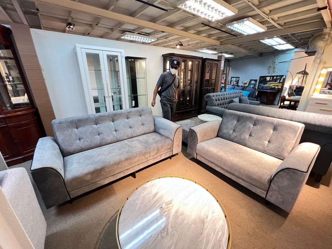 Crewe Sofa Set with Stool, Furniture & Home Living, Furniture, Sofas on