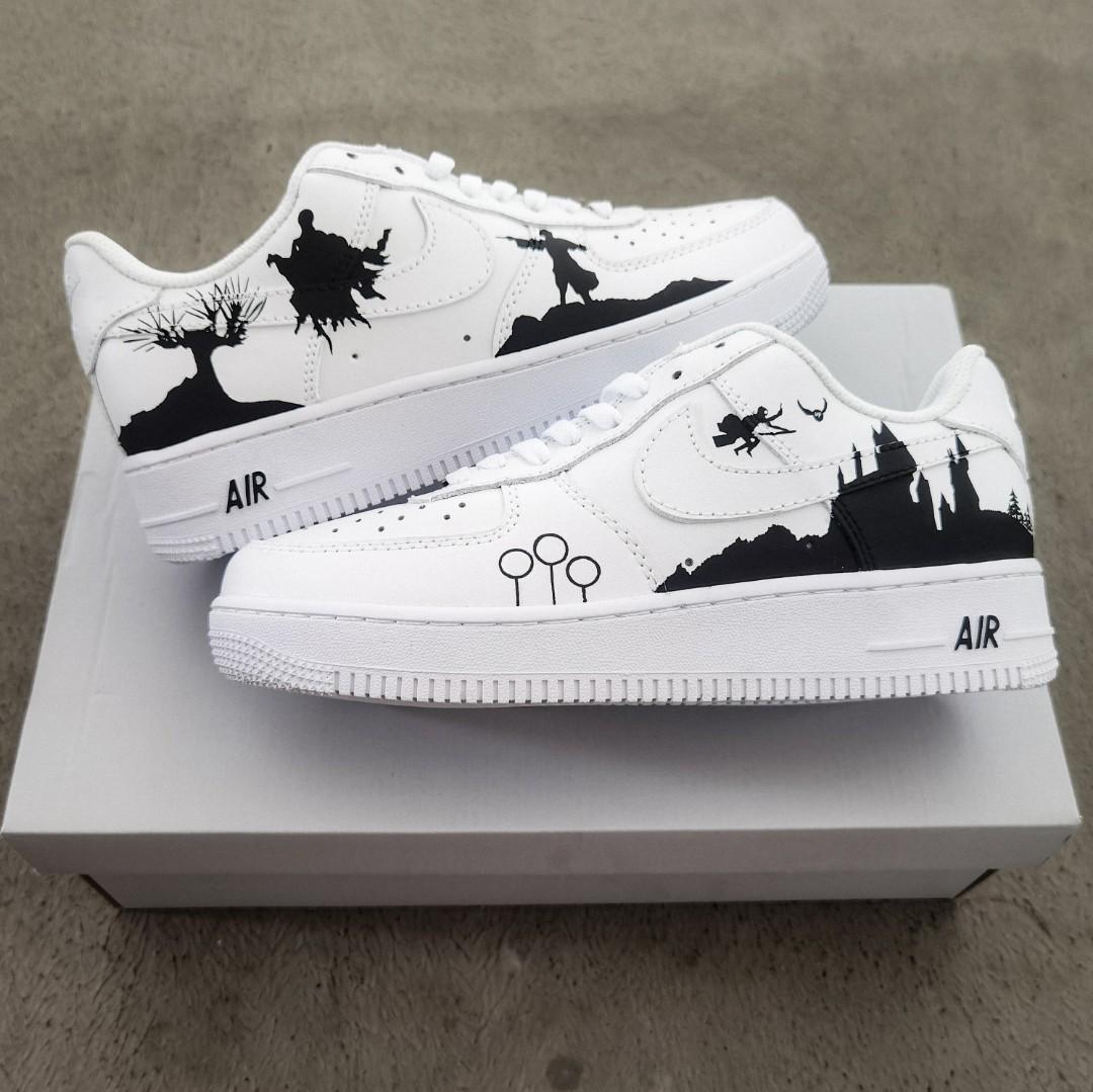 White custom air sale forces