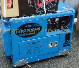 Daiwa 6.5kva 5.5kw silent diesel generator