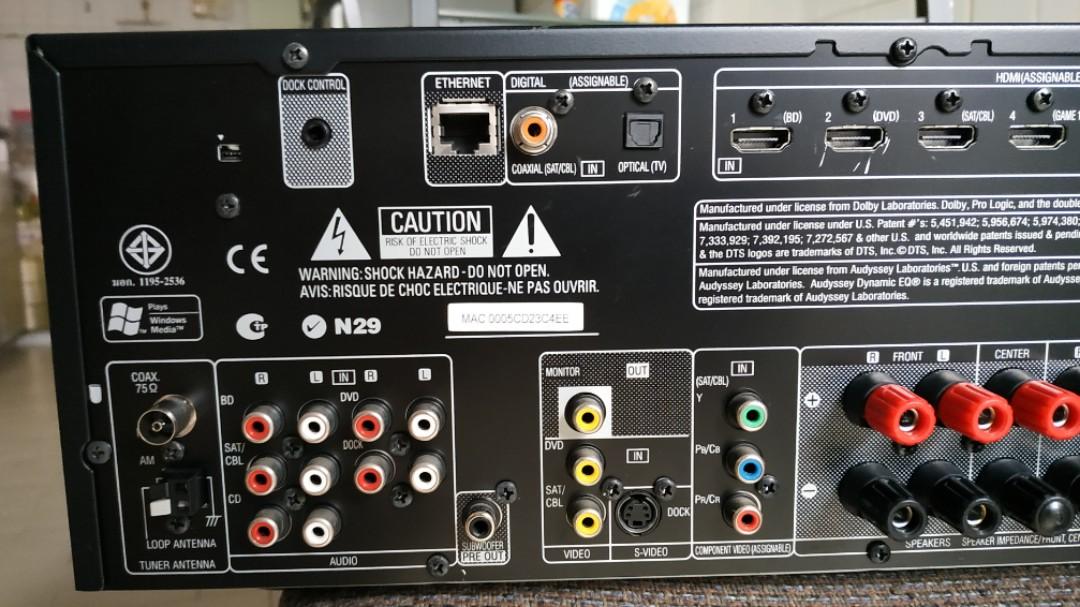 DENON AVR 1912 AV RECEIVER, Audio, Soundbars, Speakers & Amplifiers on