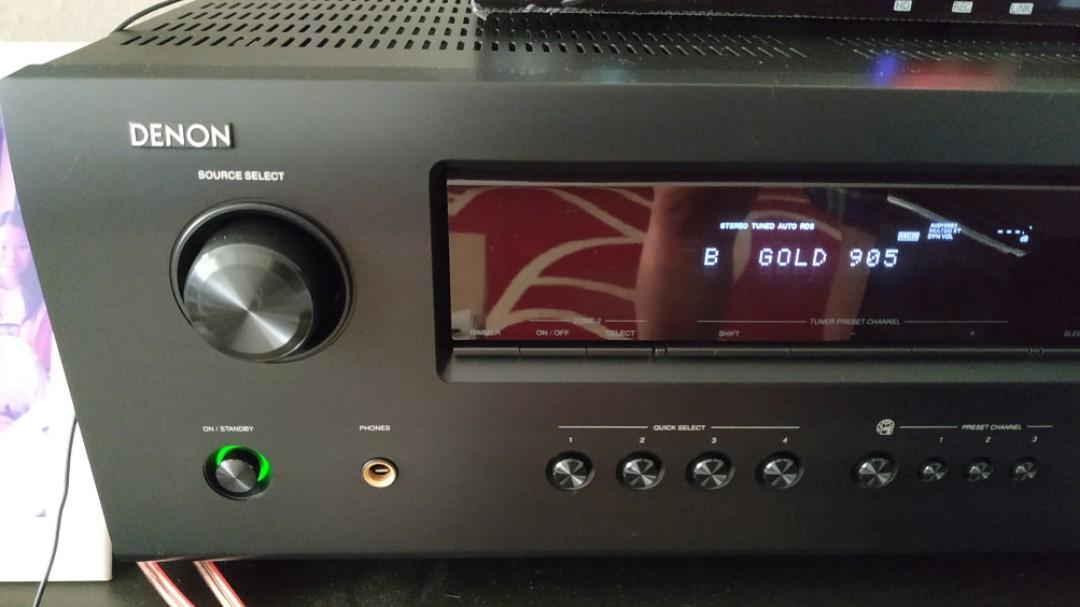 DENON AVR 1912 AV RECEIVER, Audio, Soundbars, Speakers & Amplifiers on