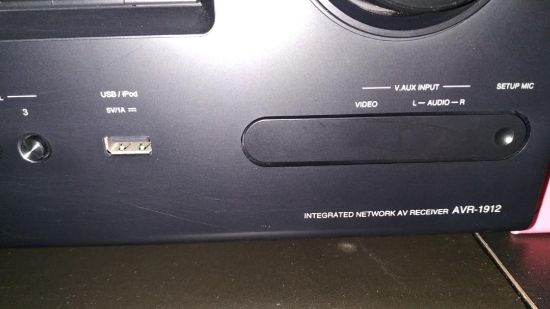 DENON AVR 1912 AV RECEIVER, Audio, Soundbars, Speakers & Amplifiers on
