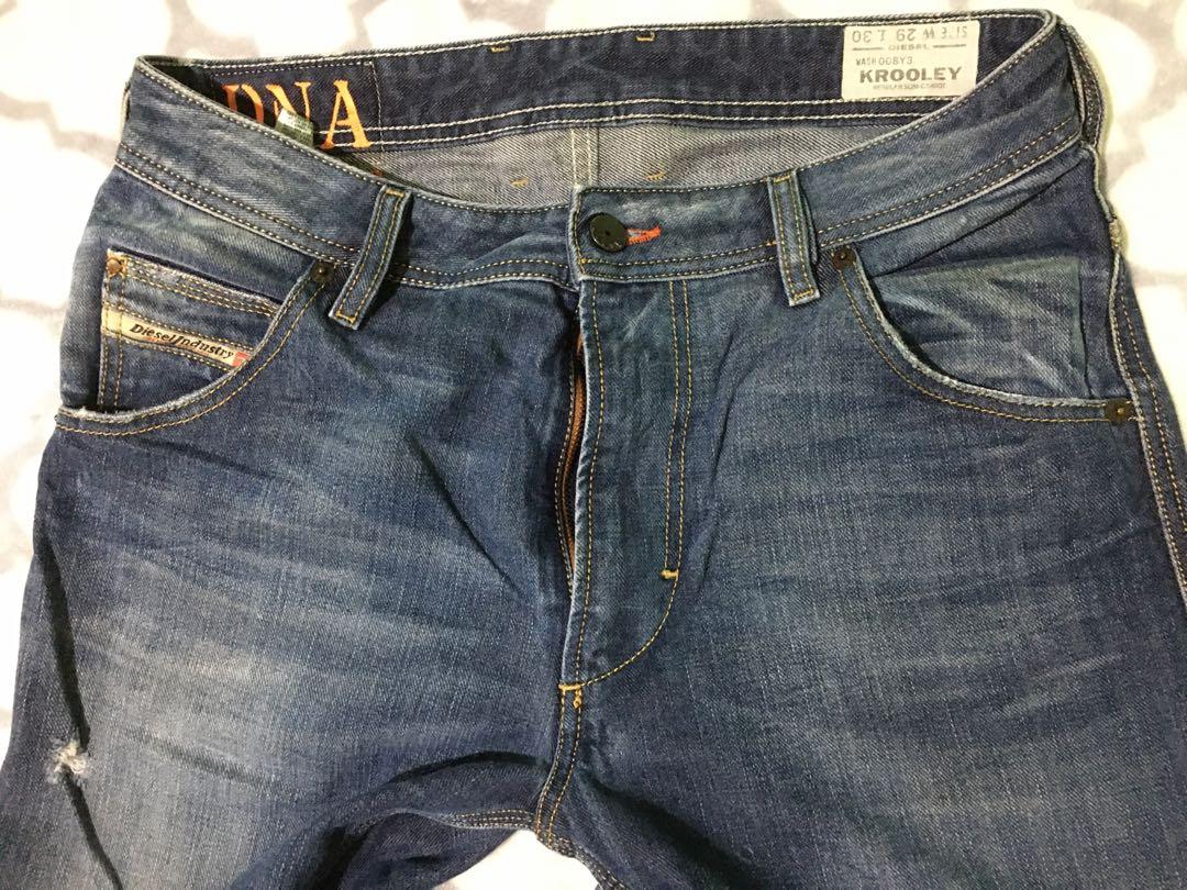 Diesel Krooley DNA jeans, Men's Fashion, Bottoms, Jeans on Carousell