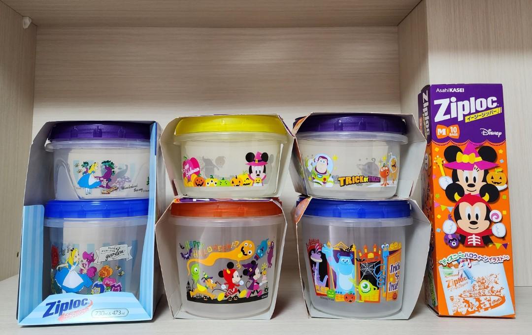 Ziploc Container x Disney 2022 Spring Design -- Mickey & Friends enjoying  the outdoors! Also for lunchboxes []