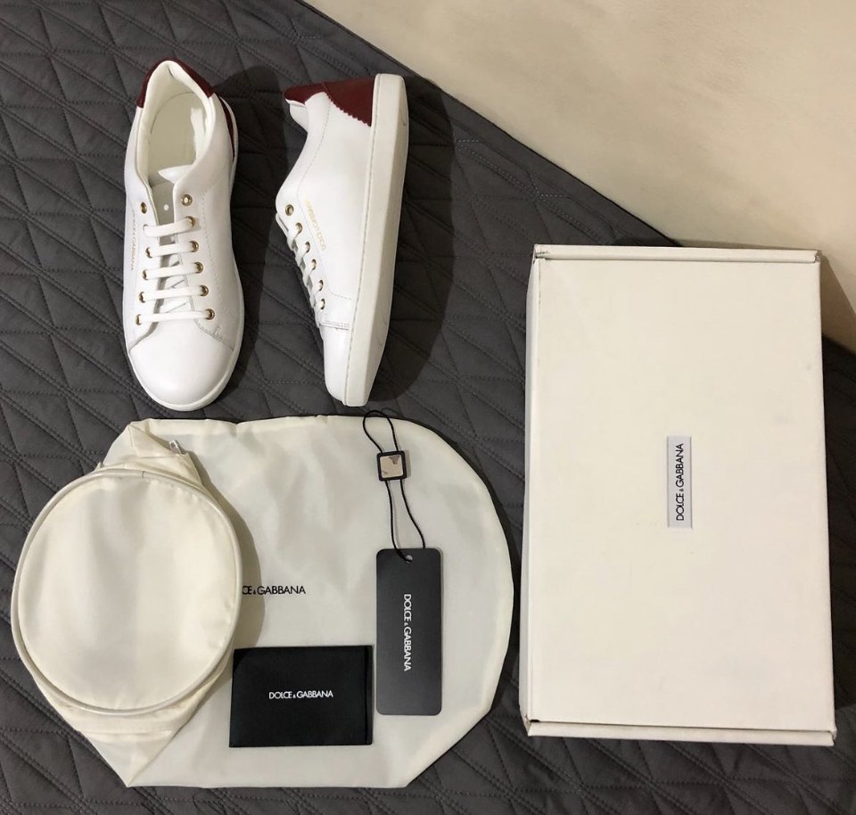 dolce gabbana strap sneakers