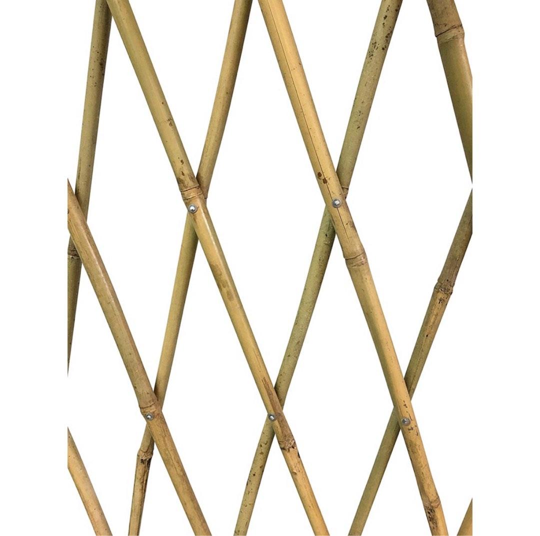 Expandable bamboo trellis poles fence stretch, Furniture & Home Living