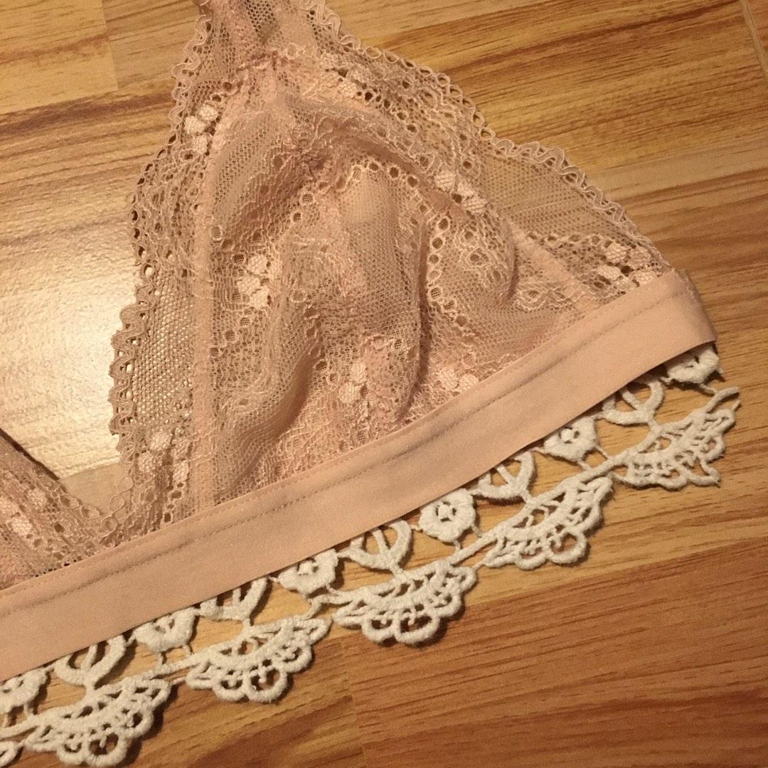 f21 baby pink lace bra (Category: Undergarments & Loungewear) located in Quezon City. Submitted by thrifters21 (Listing ID 1193205290, Image 2). Description: super nice lace details just cut tag love the fit but kinda small for me best fit small .